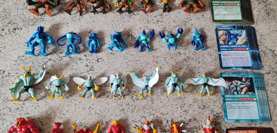 GORMITI SERIE 1: LA SERIE COMPLETA, 42 PERSONAGGI + 43 CARTE - IN ITALIANO! - Immagine 3 di 4