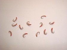 Fly Fishing Flies 12 Hot Spot Utah Killer Bug Size 20 (Sow Bug imitation) Nymphs