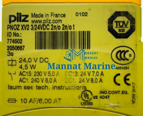 Relé de seguridad Pilz PNOZ XV2 3/24VDC 2N/O 2N/O T (774502) - Imagen 5 de 5