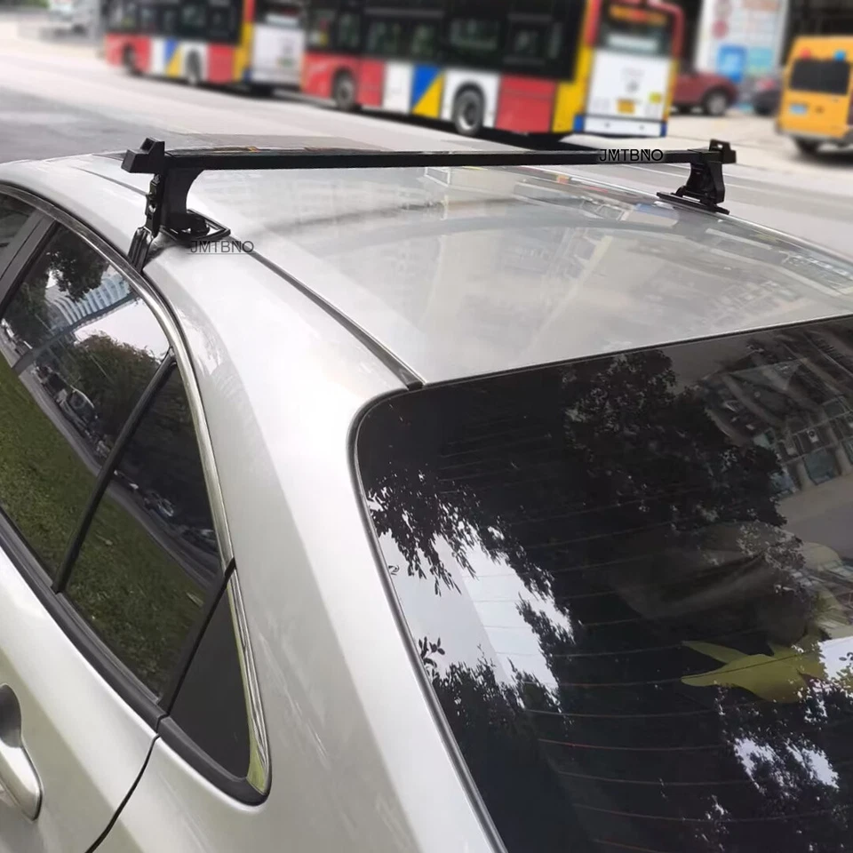 Portaequipajes de carga con cerradura barra transversal barra transversal techo auto Nissan Versa 54" Foto 4 de 4