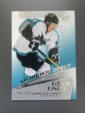 2003-04 SP Game Used Edition Debut /600 Christian Ehrhoff #76 Rookie RC
