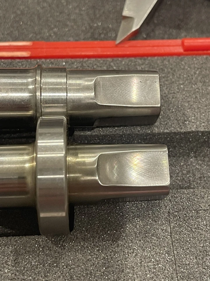 Titanium Bottom Bracket Spindle 73 X 123  Double Bearing Drive Side Ti-6AL-4V - Image 3 of 4