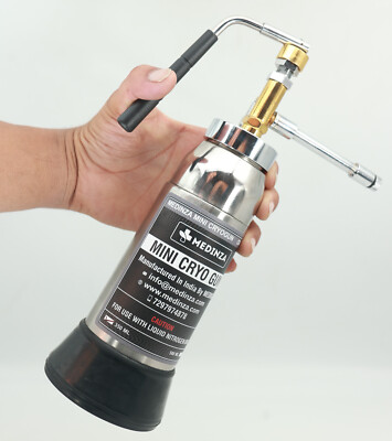 Branded 350ml MINI CRYO LIQUID N2O EMPTY CRYO CAN FOR GYNAECOLOGY DERMATOLOGY US
