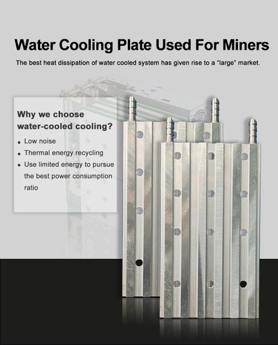 Antminer S19XP 141T Bitcoin BTC Miner Heat Sink Water Cooling cold Plate Kit set - Picture 6 of 7