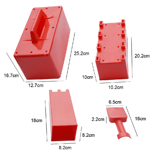 Children Beach Toy Sandbox Castle Building Sand Brick Walls Molds Summer For Kid - Picture 13 of 13