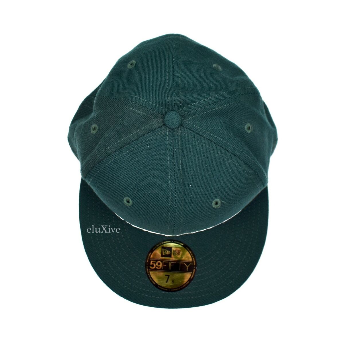 NWT Supreme New Era Classic Script Logo Fitted Hat Green 7 1 NWT Supreme New Era Classic Script Logo Fitted Hat Green 7 1