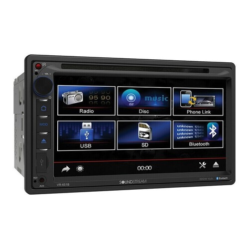 VR-651B 7" CD/DVD Bluetooth AM/FM Radio Car Stereo For 1992-1996 For F150 Pickup - Picture 3 of 9