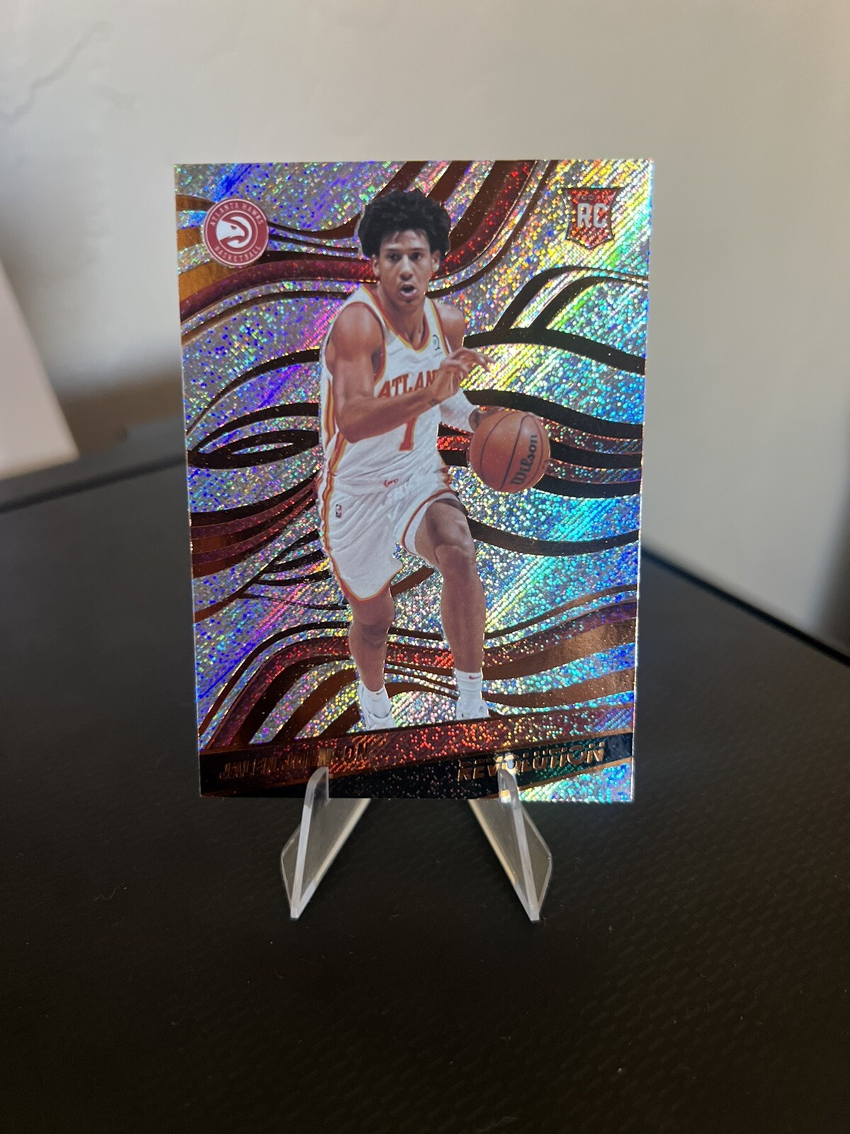 2021-22 Panini Revolution #103 Jalen Johnson Rookie Card Rockets