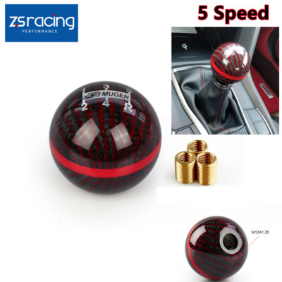 MUGEN Real Carbon Fiber 5 Speed Shift Knob for CR-Z ACCORD S2000