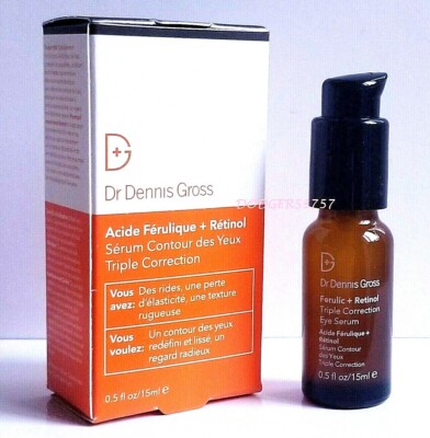 Dr. Dennis Gross Ferulic Triple Correction Eye Serum, 0.5 oz BNIB