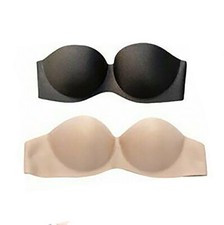 Seamless Strapless Push Up Padded Bra Lift Invisible, Size A