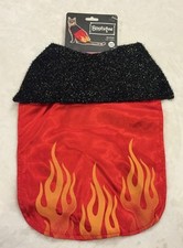 Devilish Cat Cape - One Size - Red Fire - AdjNeck - Bootique - Halloween- NWT