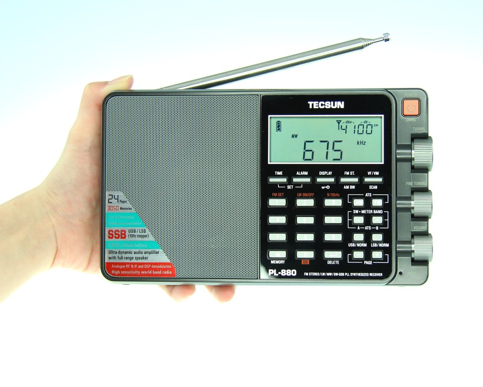 TECSUN PL-880 PLL Triple Conversion AM/FM/LW/SW SSB Radio 8820 firmware ...