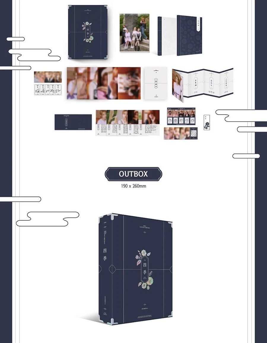 BILLLIE 2024 SEASON'S GREETINGS [FOUR SEASONS] /C alendar+Diary+