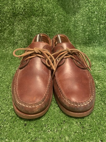 RM WILLIAMS Barham Brown Leather Boat 