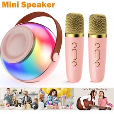 JYX Mini Portable Bluetooth Speaker Karaoke Machine with Wireless Microphones