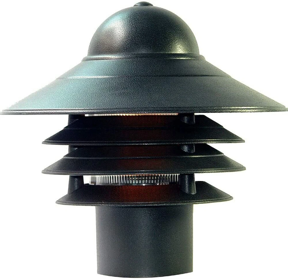 KastLite Nautical Post Lamp | 10" High Outdoor Coastal Fixture | Fits 3" Post