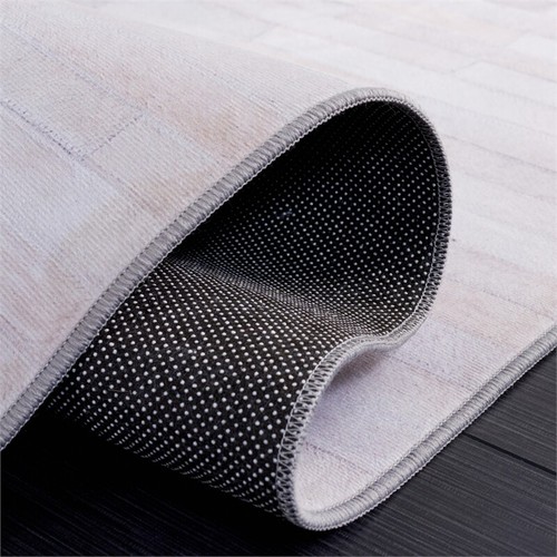 Safavieh Faux Hide 6'-0" x 9'-0" Polyester Power Loomed Rug in Ivory / Gray - Picture 5 of 7