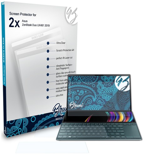 Protecteur D'écran Pour Asus ZenBook Duo UX481 (2019) - Lot De 2, Anti-rayures, Facile à Poser
