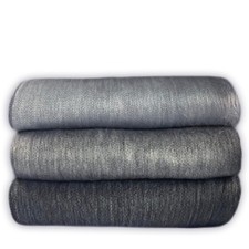 SOFT WARM MULTICOLOR SOLID PLAIN ALPACA WOOL HANDMADE BLANKET PLAID 90" X 65"