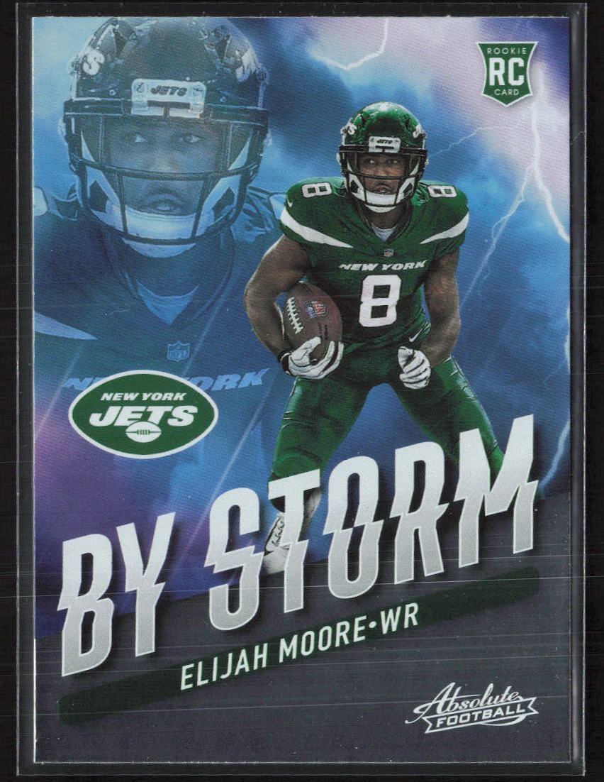 2021 Panini Absolute #BST-14 Elijah Moore By Storm