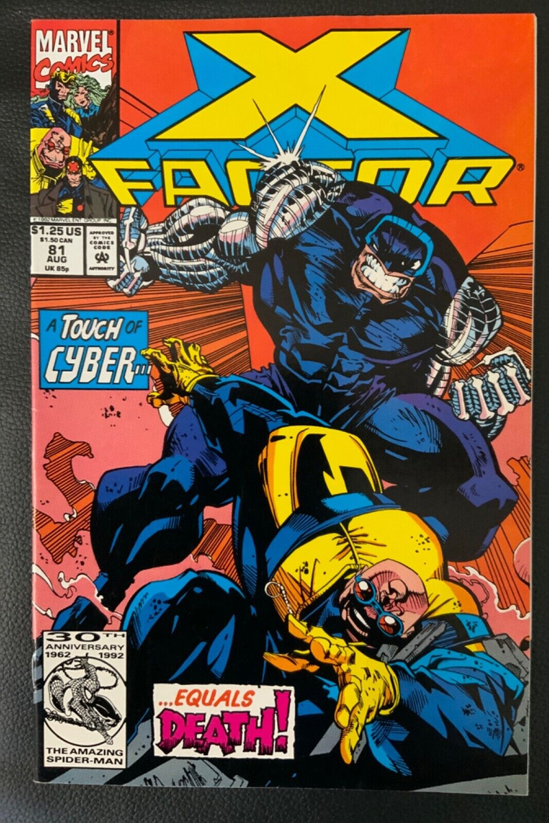 X FACTOR #81 NM ~ NM+ * A Touch of Cyber..Equals Death! Marvel