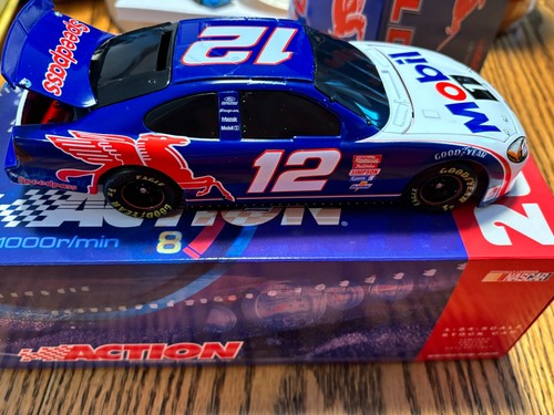 #12 JEREMY MAYFIELD MOBILE 1 RACING 2001 FORD TAURUS NASCAR Action 1:24 Diecast - Picture 7 of 10
