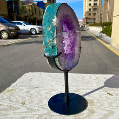 5.29LB Hand cut specimens of natural amethyst cave crystalline quartz crystals - Picture 9 of 15