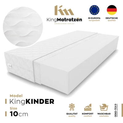 KING MATRATZEN kindermatratze babymatratze babybett matratze babymatratze H3 KingKINDER 10cm