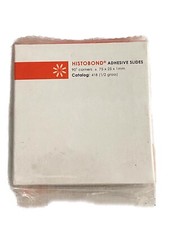 (72/Pk) STATLAB Histobond Adhesion Microscope Slides Orange 25x75x1mm 90° 418BO