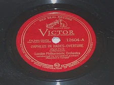 Orpheus Hades-Overture Offenbach London Philharmonic Orchestra Lambert 78rpm VG+