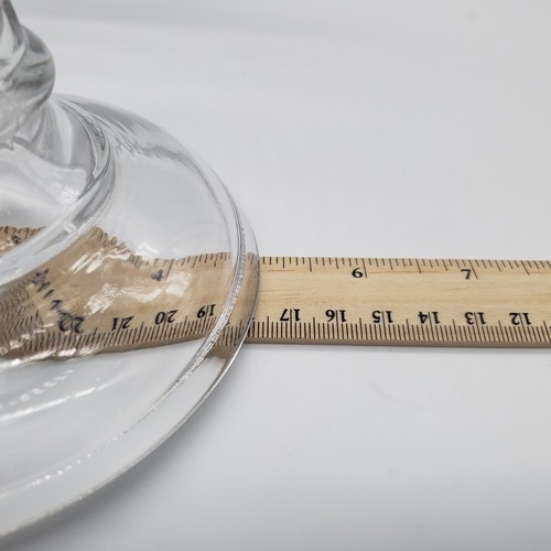 Vintage EAPG Co-operative Flint Glass Company Cake Stand Plate Lace Edge - Picture 21 of 22