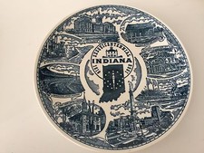 VTG Kilns Indiana Sesquicentennial State Plate, 1818-1966, Hooper Advertising
