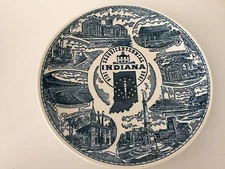 VTG Kilns Indiana Sesquicentennial State Plate, 1818-1966, Hooper Advertising