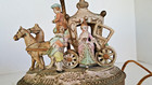 ANTIQUE CINDERELLA LAMP Horse Coach Carriage Ball Victorian Princess Nightlight — photo 7