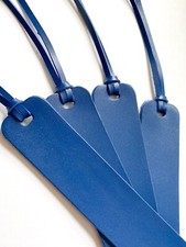 Leather Bookmark Royal Blue And Navy Suede Leather Page Marker Book Mark