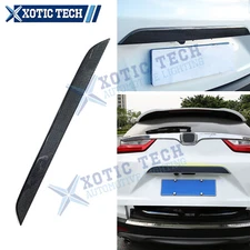 Carbon Fiber Look ABS Trunk Lid Tailgate Handle Decor Trim For Honda CR-V 17-22