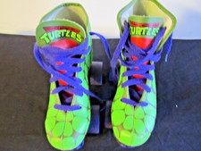 Vintage 1990 TMNT Teenage Mutant Ninja Turtles Children roller skates  Size 1