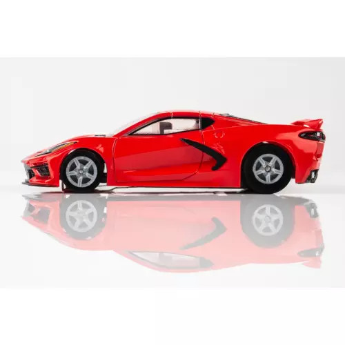 Miniature AFX Racing 22011 Corvette C8 de collection rouge sport - 4