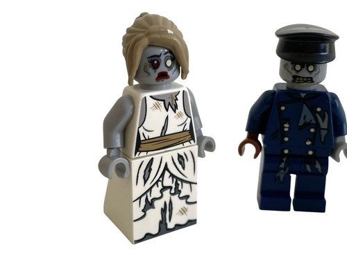 Authentic Lego Monster Fighters 9465 Zombie Bride & Groom Driver Minifigures Lot - Picture 3 of 6