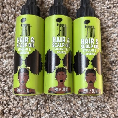 #ad 3PK Pardon My Fro Hair amp; Scalp Oil Stimulates amp; Nourishes 2 FL OZ EACH NEW $22.33