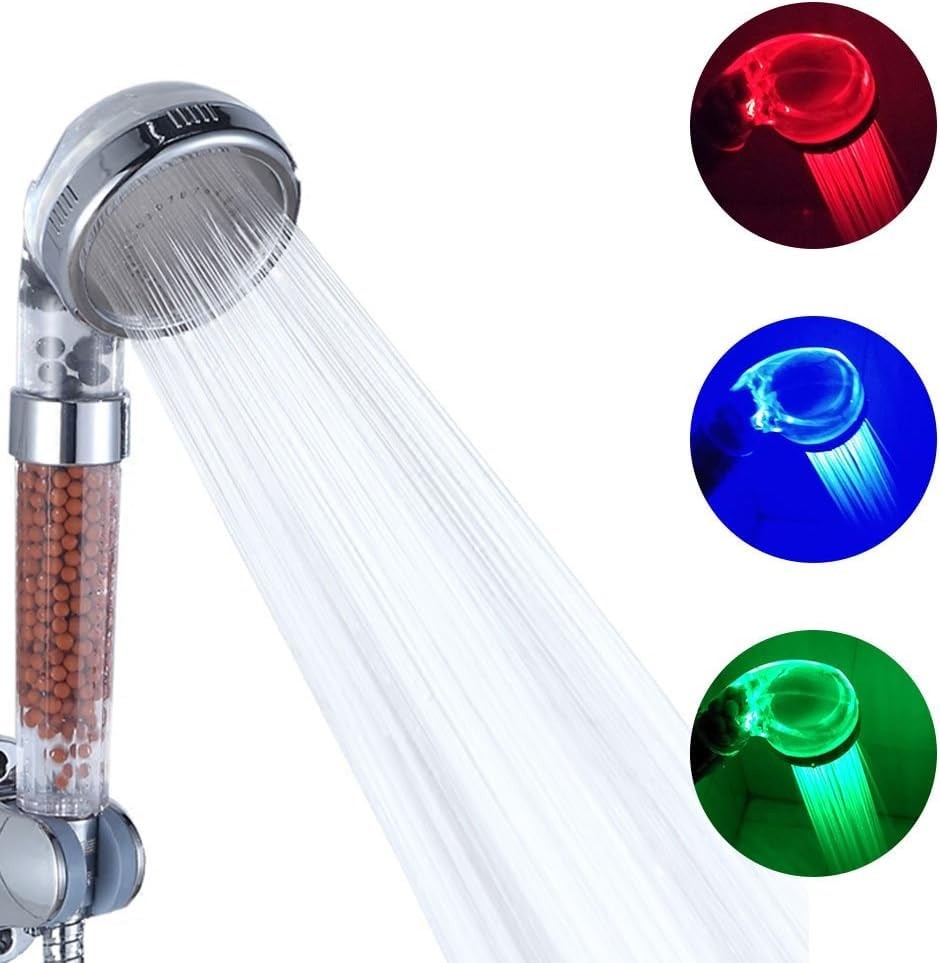 Tête de douche LED Comely réglage température visuel pour stopper le gaspillage d'eau froide