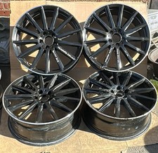 GENUINE SET OF MERCEDES GLA AMG 20" BLACK ALLOY WHEELS A2474011600