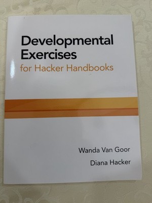 Developmental Exercises for Hacker Handbooks Wanda, Hacker, Diana