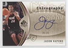 2006-07 SP Authentic Chirography Gold 20/25 Jason Kapono #CH-JK Auto 0a1