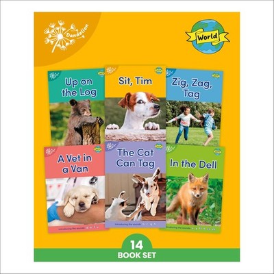 Phonic Books Dandelion World Stages 1-7 (Alphabet Code): Decodable Books for ...