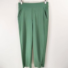 Athleta Brooklyn Ankle Pant Green Jogger Women's Size 6P Petite