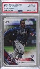 2016 Topps Update Image Variation SP (Helmet Off) Mallex Smith #US244 PSA 8 1c7