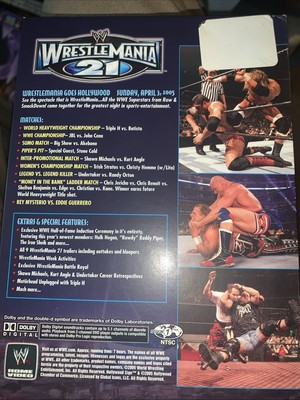 WWE - Wrestlemania 21: Wrestlemania Goes Hollywood (DVD, 2005, 3