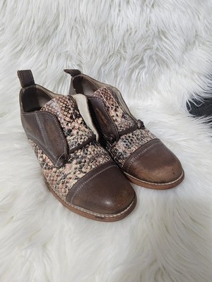 Freebird Mabel Taupe Multi Teal Size 9